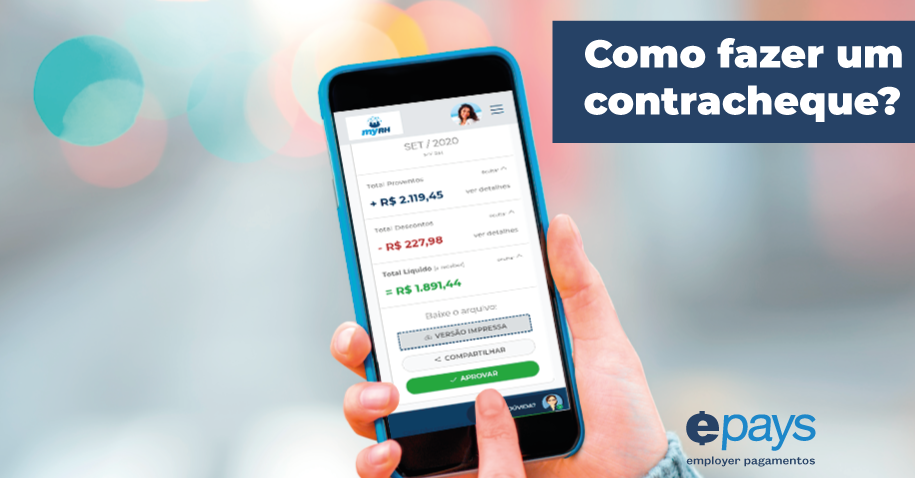 como fazer um contracheque
