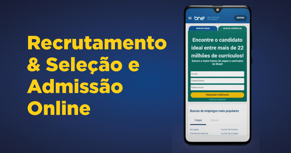 Transformação digital para o seu RH Teste de Perfil Comportamental Banco de Talentos e Currículos Admissão Online Agende sua demonstração
